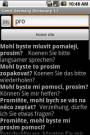 Česko německé fráze - slovník pro Android