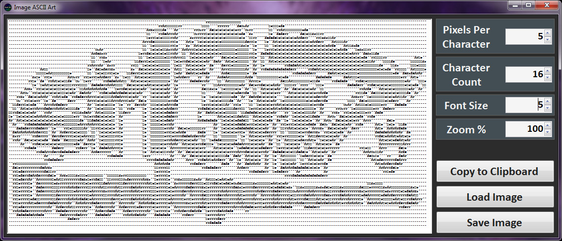 Image ASCII Art - INSTALUJ.cz - programy ke stažení zdarma