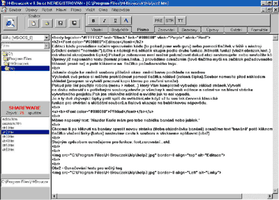 01.gif H-Brouczek - tvoříme HTML, CSS , ASP a PHP dokumenty