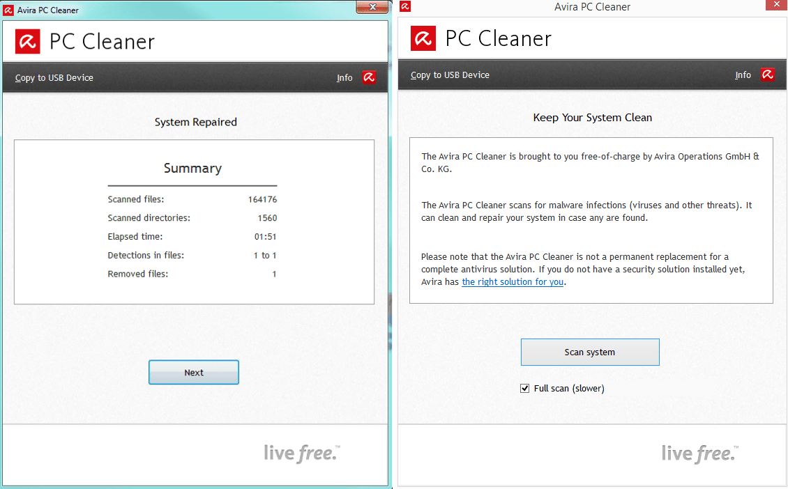 Avira PC Cleaner: souhrn a upozornění Avira PC Cleaner: souhrn a upozornění