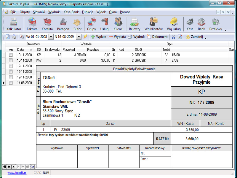 01.jpg Faktury Plus - vystavování, evidence a následný tisk faktur