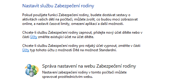 Zabezpečení rodiny - zprovoznění služby Zabezpečení rodiny - zprovoznění služby