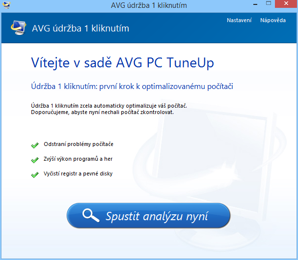 AVG PC TuneUp: Údržba 1 kliknutím AVG PC TuneUp: Údržba 1 kliknutím
