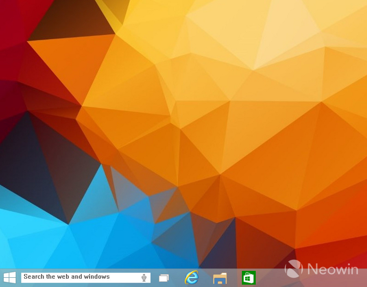 Vyhledávací okno přímo na hlavním panelu Windows 10 Vyhledávací okno přímo na hlavním panelu Windows 10