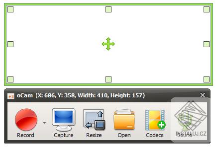 ocam.jpg oCam - záznam a snímání obrazovky počítače nebo notebooku