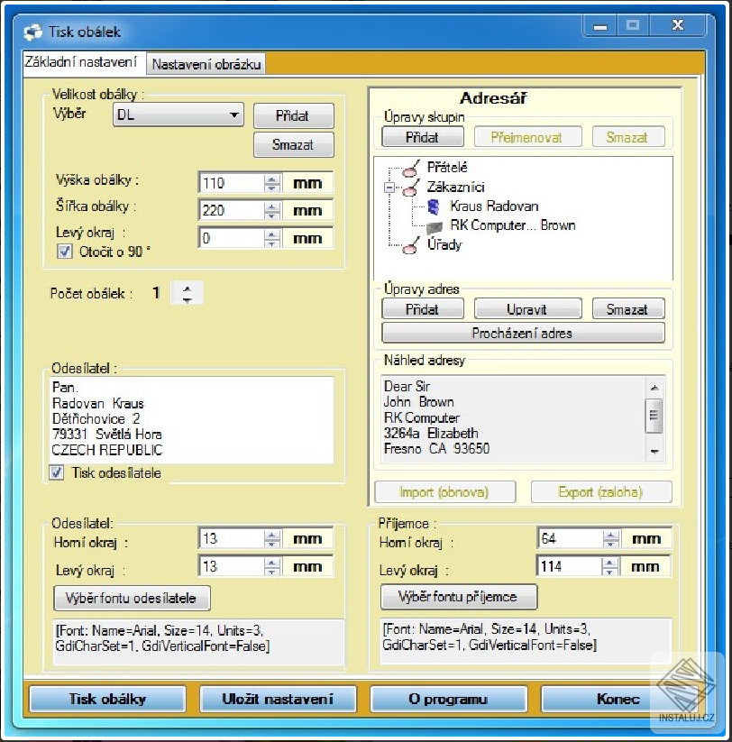 tisk-obalek-visual.png Tisk Obálek Visual - aplikace pro tisk obalů, etiket, obálek a dalšího