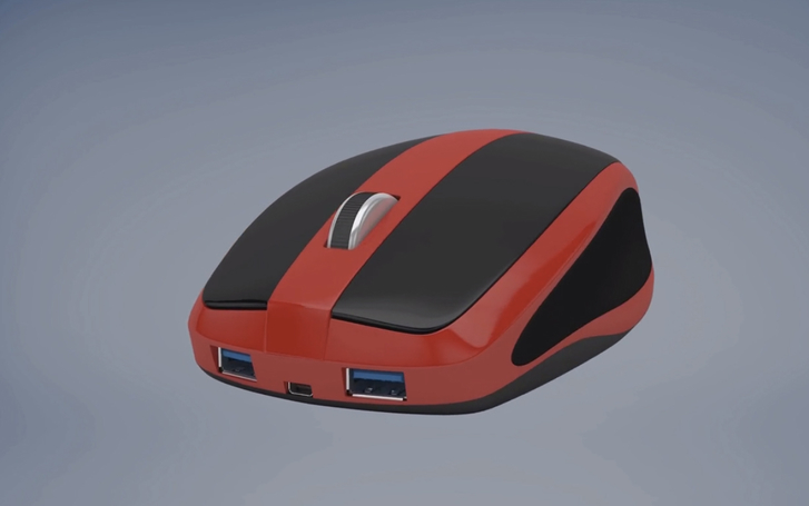 Mouse-Box myška a její porty USB 3.0 a micro-HDMI Mouse-Box myška a její porty USB 3.0 a micro-HDMI