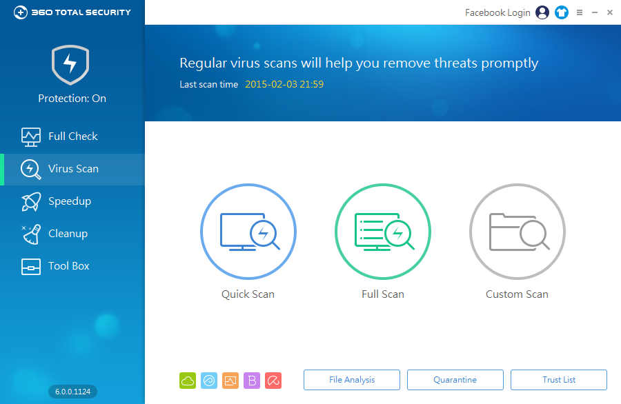 360 Total Security: základní módy virového testu 360 Total Security: základní módy virového testu