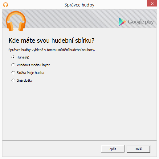 Upřesníme zdroj nahrávání Upřesníme zdroj nahrávání