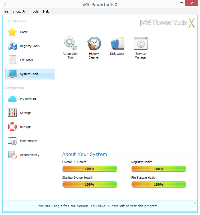 Systémové nástroje jv16 PowerTools X Systémové nástroje jv16 PowerTools X