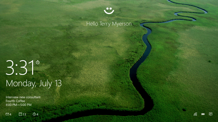 Windows 10 jsou připravena k přihlášení pomocí Windows Hello Windows 10 jsou připravena k přihlášení pomocí Windows Hello