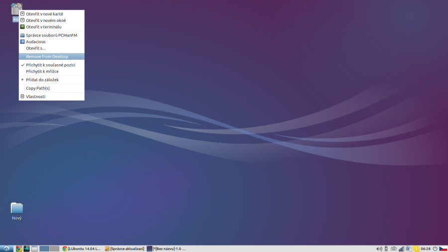 Koš jde i odstranit z plochy - jen jednoduše vyprázdnit ne a ne Koš jde i odstranit z plochy - jen jednoduše vyprázdnit ne a ne