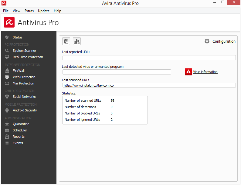 Web Protection: ochrana internetového provozu a její rozhraní Web Protection: ochrana internetového provozu a její rozhraní