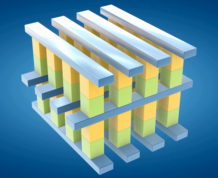3D XPoint: křížová matice 3D XPoint: křížová matice