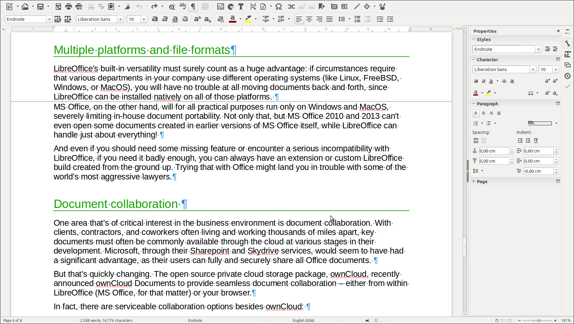 LibreOffice 5.5.1 přináší po patnácti letech zobrazení textu jako Koncept LibreOffice 5.5.1 přináší po patnácti letech zobrazení textu jako Koncept