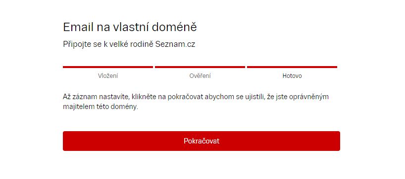 Vyzkoušíme funkčnost nových MX záznamů v rozhraní Seznamu Vyzkoušíme funkčnost nových MX záznamů v rozhraní Seznamu