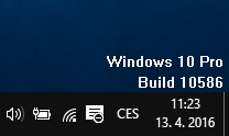 ...a verze Windows se nám už zobrazuje vpravo dole na ploše ...a verze Windows se nám už zobrazuje vpravo dole na ploše