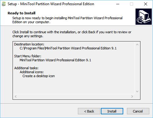 MiniTool Partition Wizard: typická instalace, navíc bez toolbarů MiniTool Partition Wizard: typická instalace, navíc bez toolbarů