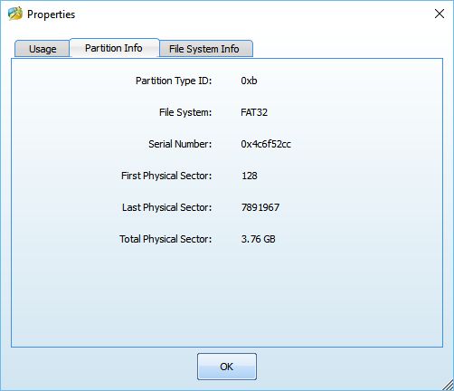 MiniTool Partition Wizard: vlastnosti jednotlivých diskových oddílů MiniTool Partition Wizard: vlastnosti jednotlivých diskových oddílů