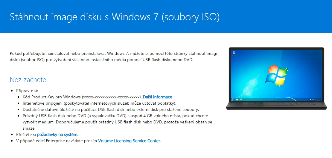Pokud to nejde jinak, je třeba stáhnout si instalační image a systém přeinstalovat Pokud to nejde jinak, je třeba stáhnout si instalační image a systém přeinstalovat