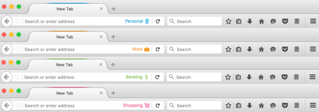 Stejný prohlížeč, stejné prvky - čtyři různé módy prohlížení Stejný prohlížeč, stejné prvky - čtyři různé módy prohlížení