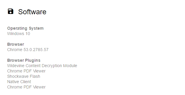 Zjištění použitého softwaru je banální záležitostí Zjištění použitého softwaru je banální záležitostí