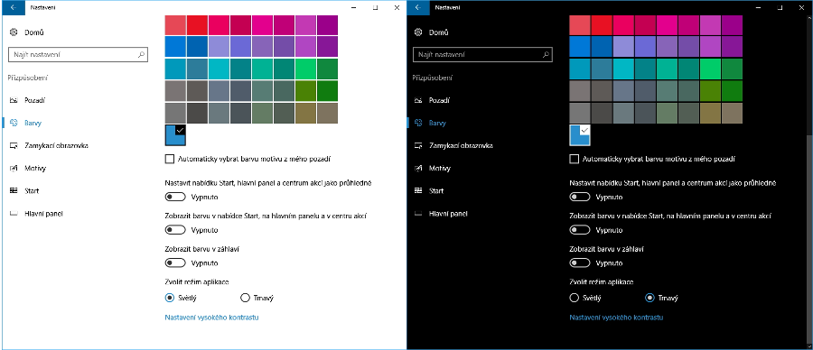 Nastavení temného tématu systémových aplikací Windows 10 je po výročním povýšení snadné a rychlé Nastavení temného tématu systémových aplikací Windows 10 je po výročním povýšení snadné a rychlé