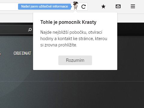 Pejsek Krasty rychle zobrazí kontaktní informace, otevírací hodiny a další data instituce navštíveného webu Pejsek Krasty rychle zobrazí kontaktní informace, otevírací hodiny a další data instituce navštíveného webu