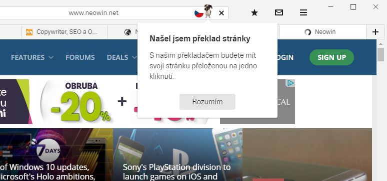 Krasty nově nabídne i překlad celé stránky cizojazyčného (prozatím pouze anglického) textu Krasty nově nabídne i překlad celé stránky cizojazyčného (prozatím pouze anglického) textu