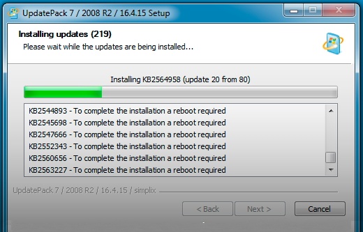UpdatePack7R2 23.6.14 instal the new for apple