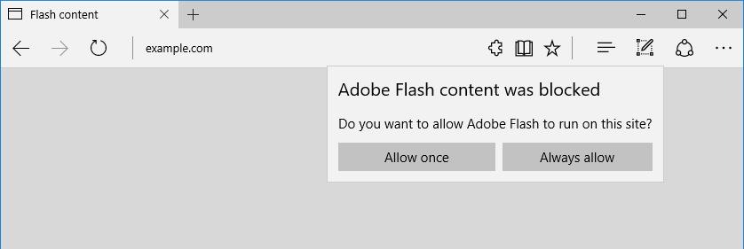 I Microsoft Edge se přidává k prohlížečům, které zcela blokují Adobe Flash a zpřístupňují jej jen na požadavek uživatele I Microsoft Edge se přidává k prohlížečům, které zcela blokují Adobe Flash a zpřístupňují jej jen na požadavek uživatele