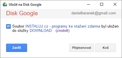 Šikovný dialog uložení rovnou nabídne otevření cílového souboru či složky jeho uložení Šikovný dialog uložení rovnou nabídne otevření cílového souboru či složky jeho uložení