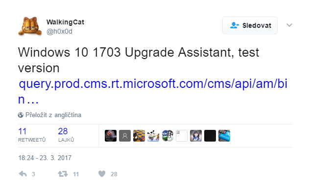 Uživatelka WalkingCat jako první dala k dobru objev Pomocníka s aktualizací, jehož prostřednictvím lze Windows 10 povýšit již dnes Uživatelka WalkingCat jako první dala k dobru objev Pomocníka s aktualizací, jehož prostřednictvím lze Windows 10 povýšit již dnes