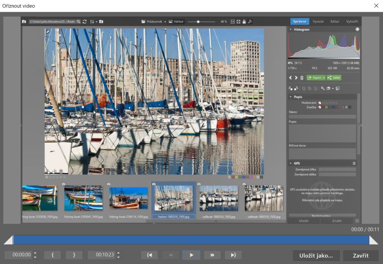 Oříznutí videa teď najdete přímo v ZPS X: Menu - Upravit - Oříznout video Oříznutí videa teď najdete přímo v ZPS X: Menu - Upravit - Oříznout video