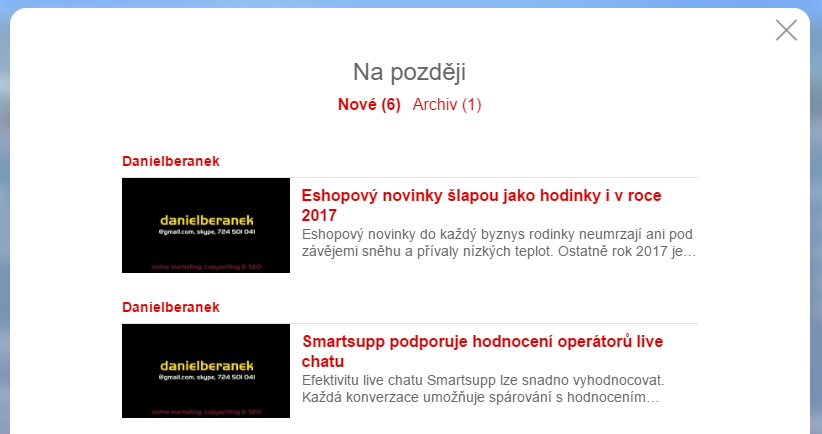 Seznam Na později zobrazíte příkazem seznam.cz/#precist-pozdeji Seznam Na později zobrazíte příkazem seznam.cz/#precist-pozdeji