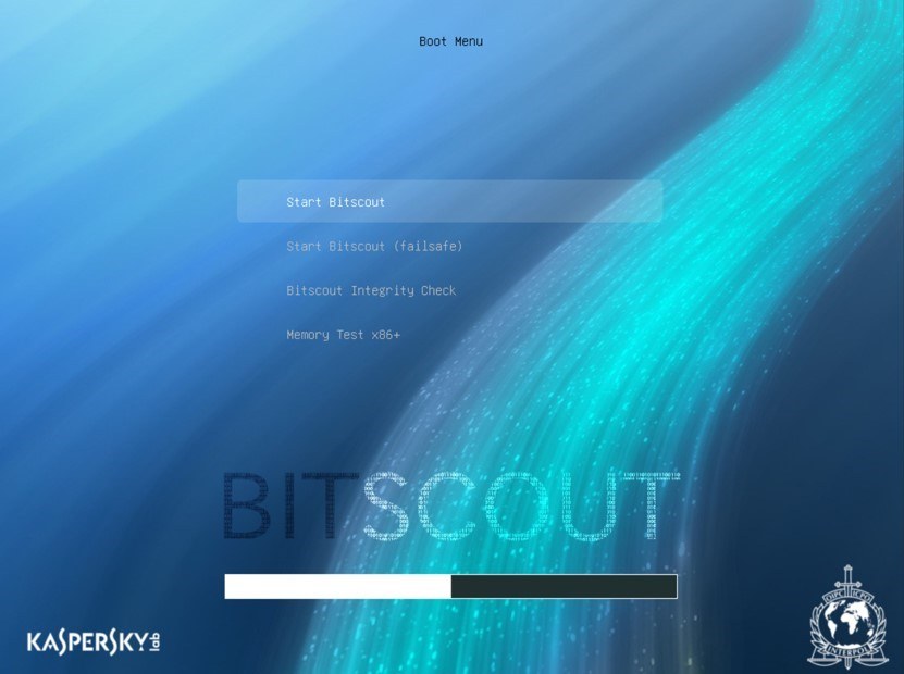 Bootování detekčního softwaru Bitscout, vyvíjeného ve spolupráci Kaspersky Lab a Interpolu (Zdroj: Securelist.com) Bootování detekčního softwaru Bitscout, vyvíjeného ve spolupráci Kaspersky Lab a Interpolu (Zdroj: Securelist.com)