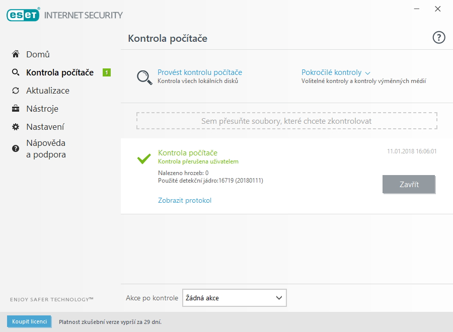 Defaultní test je Smart kontrola počítače - asi... Defaultní test je Smart kontrola počítače - asi...