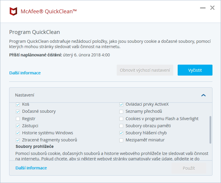 QuickClean alias čistič QuickClean alias čistič