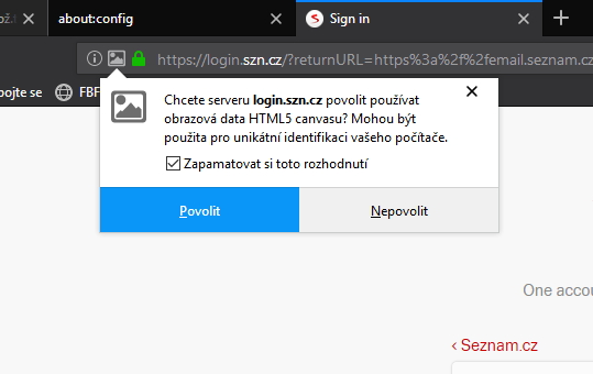 Firefox umí od verze 58 zakázat extrakci informací z obrazových dat HTML5 canvasu Firefox umí od verze 58 zakázat extrakci informací z obrazových dat HTML5 canvasu