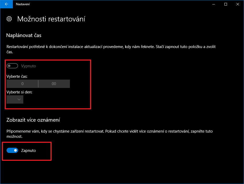I když se už aktualizace April 2018 Update stáhne, stále můžeme odkládat čas jejího instalačního restartu I když se už aktualizace April 2018 Update stáhne, stále můžeme odkládat čas jejího instalačního restartu