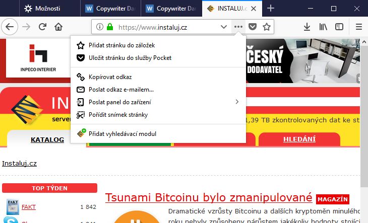 Kterýkoliv adekvátní web si můžete přidat mezi vyhledávače Kterýkoliv adekvátní web si můžete přidat mezi vyhledávače