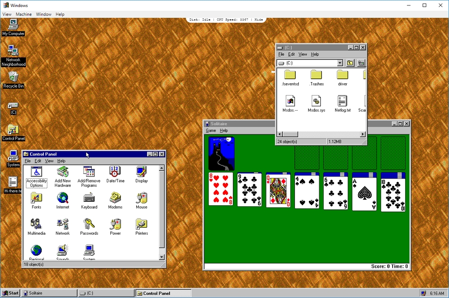 Staré a známé prostředí Windows 95 Staré a známé prostředí Windows 95
