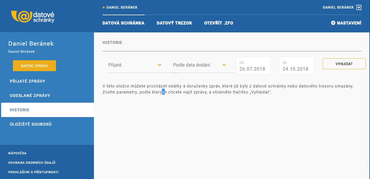 Datová schránka nyní více připomíná běžný e-mail, její rozhraní je jednodušší a rychlejší Datová schránka nyní více připomíná běžný e-mail, její rozhraní je jednodušší a rychlejší