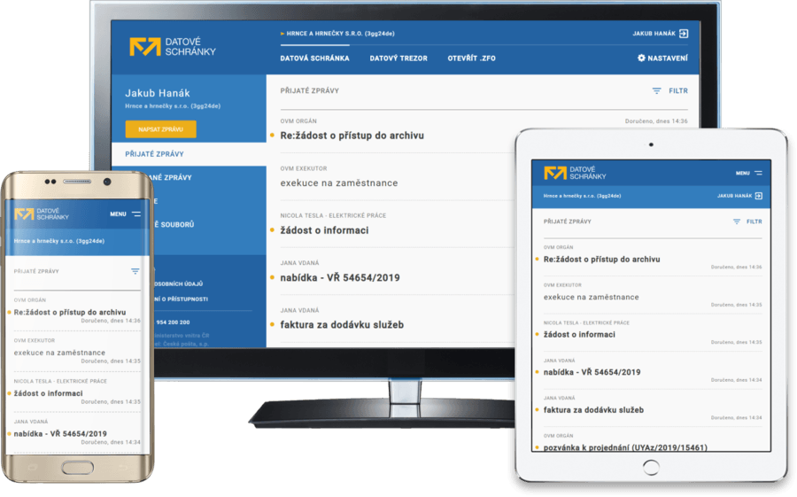 Poslední redesign v lednu 2019 přinesl mimo jiné responzivní prostředí Poslední redesign v lednu 2019 přinesl mimo jiné responzivní prostředí
