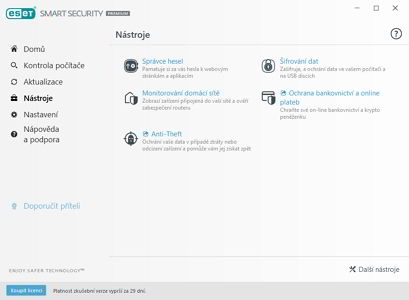 ESET Smart Security Premium: nástroje ve svém chlívečku:)