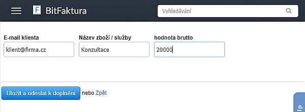 Zrychlená faktura pomocí TurboFaktury