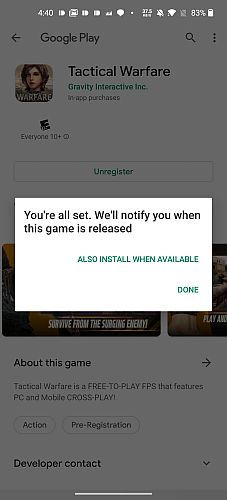 Americká verze Google Play už funkcionalitu předschválené instalace obsahuje (Zdroj: AndroidPolice.com) Americká verze Google Play už funkcionalitu předschválené instalace obsahuje (Zdroj: AndroidPolice.com)