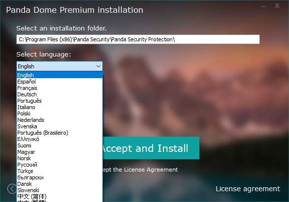 Panda Dome Premium: pouze anglicky, slovinsky, maďarsky... Panda Dome Premium: pouze anglicky, slovinsky, maďarsky...