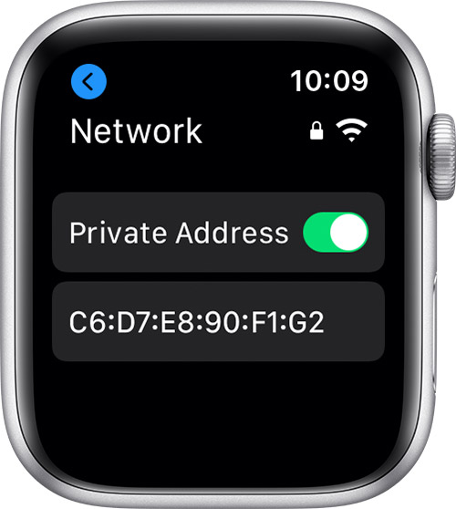 Ťukněte na položku Private Address. (Zdroj: Support.apple.com) Ťukněte na položku Private Address. (Zdroj: Support.apple.com)