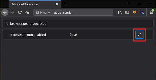 Postupujeme: about:config - browser.proton.enabled - true - restart Firefoxu Postupujeme: about:config - browser.proton.enabled - true - restart Firefoxu